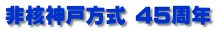非核神戸方式 45周年