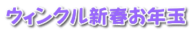 ウィンクル新春お年玉